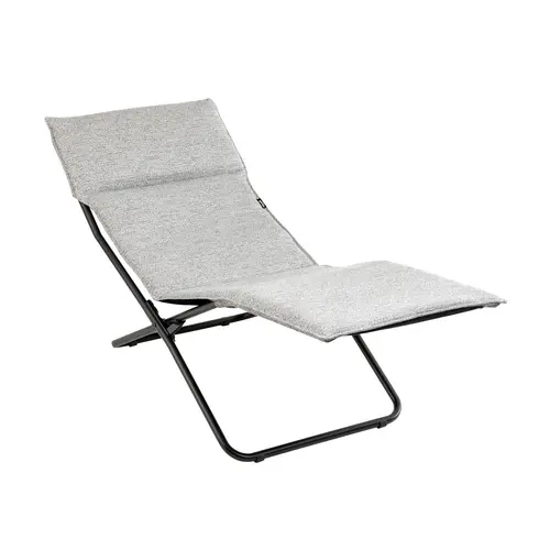 Sélection au jardin：Chaise longue Bayanne Sunbrella Lafuma - 63 x 164 x 68 cm