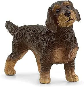 Pour vos moments au jardin:Figurine Teckel à poil dur Schleich