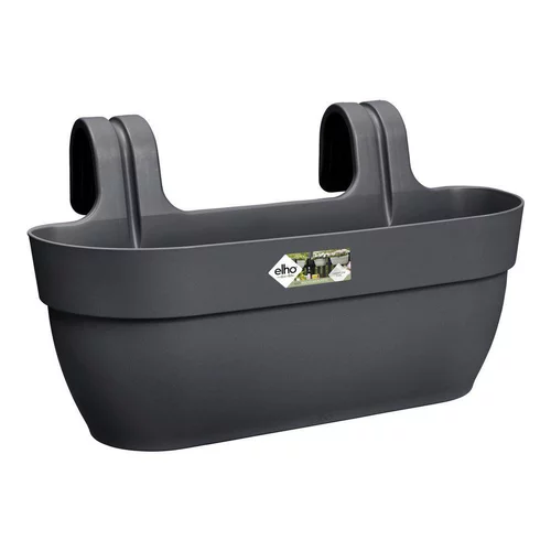 Jardin complet:Balconnière plastique gris anthracite Elho Vibia Campana easy hanger large - 24,1 cm