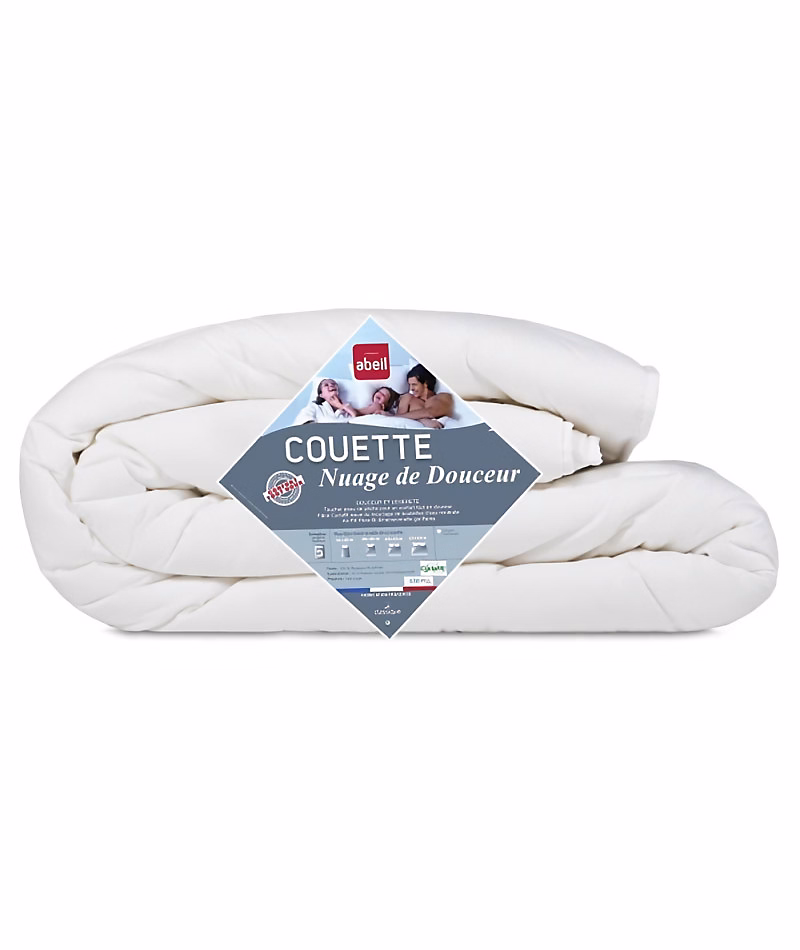 ABEIL Couette légere NUAGE de DOUCEUR 200 × 200 cm blanc