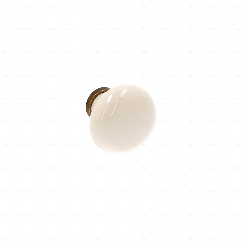 Poignée et bouton – Boutons pour meubles en zamac et Porcelaine Diamètre 35 Florence antique