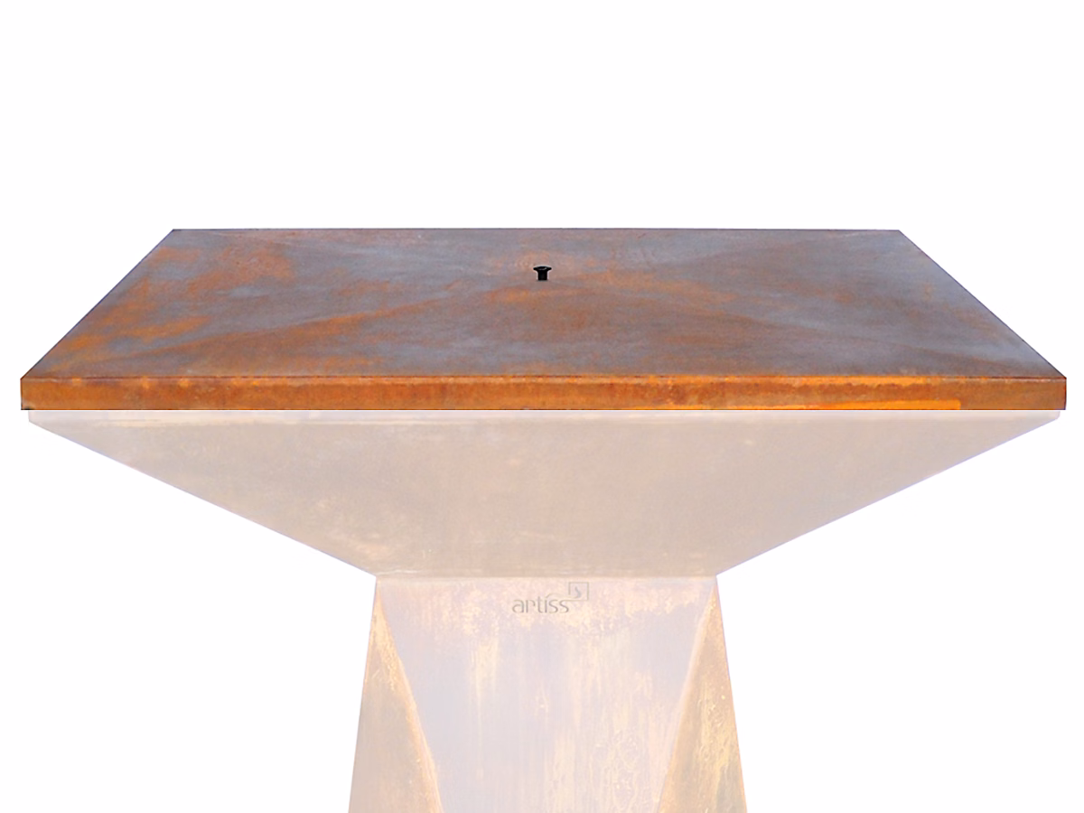 Accessoire de barbecue – Couvercle de protection pour brasero Acier Corten G1 Basic Artiss