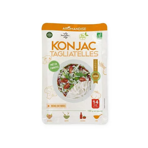 Sélection extérieur：Tagliatelles de konjac et riz bio Aromandise -150 g