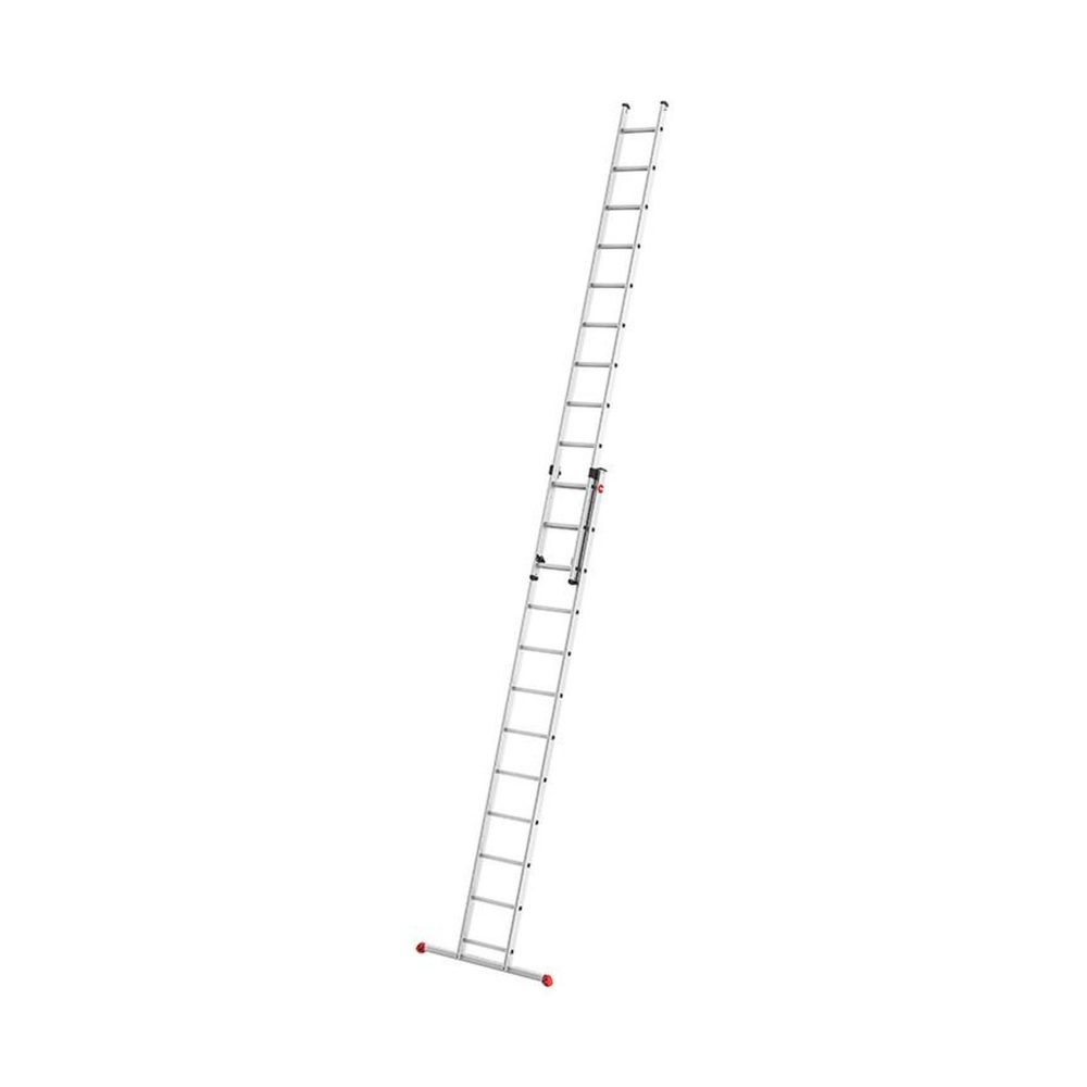 HAILO Echelle coulissante à main 2 plans 2x12 échelons 6m/6,75m en aluminium hailo profistep duo – 6m 6,75m