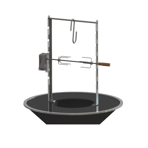 Pour valoriser votre jardin：Rôtissoire pour brasero en acier Oyat - 50 x 73 cm