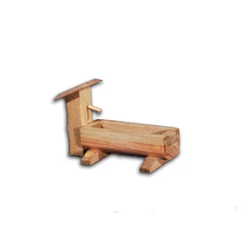 Idéal au jardin：Fontaine en bois naturel de 11 cm