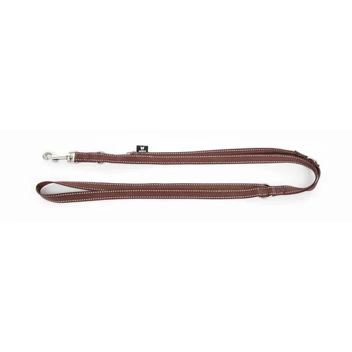 Pour organiser vos extérieurs:Laisse multi-positions Neo+ marron pour chien 2x200 cm