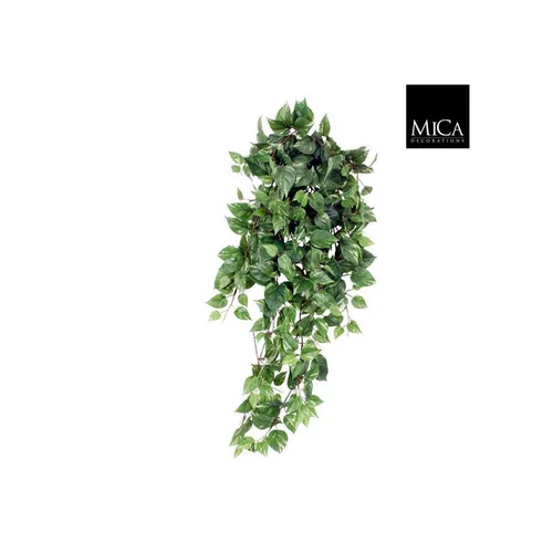 Adapté à vos extérieurs：Scindapsus artificiel vert en chute 80x30x15 cm