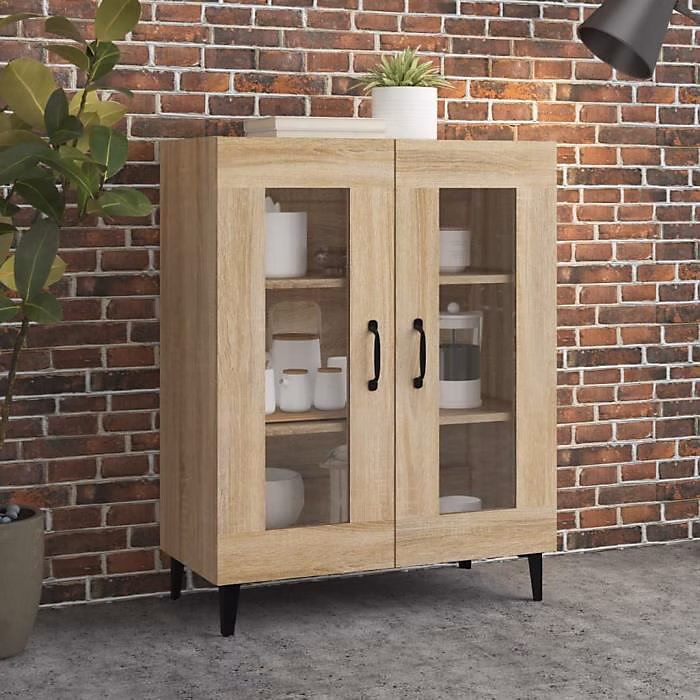 Buffet Chêne Sonoma 69 – 5 × 34 × 90 Cm Bois D'ingénierie