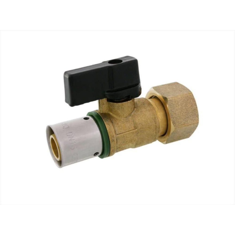 CENTRALE BRICO Vanne à écrou libre à sertir laiton F 15 x 21 pour tube en per – Matériel de jardin