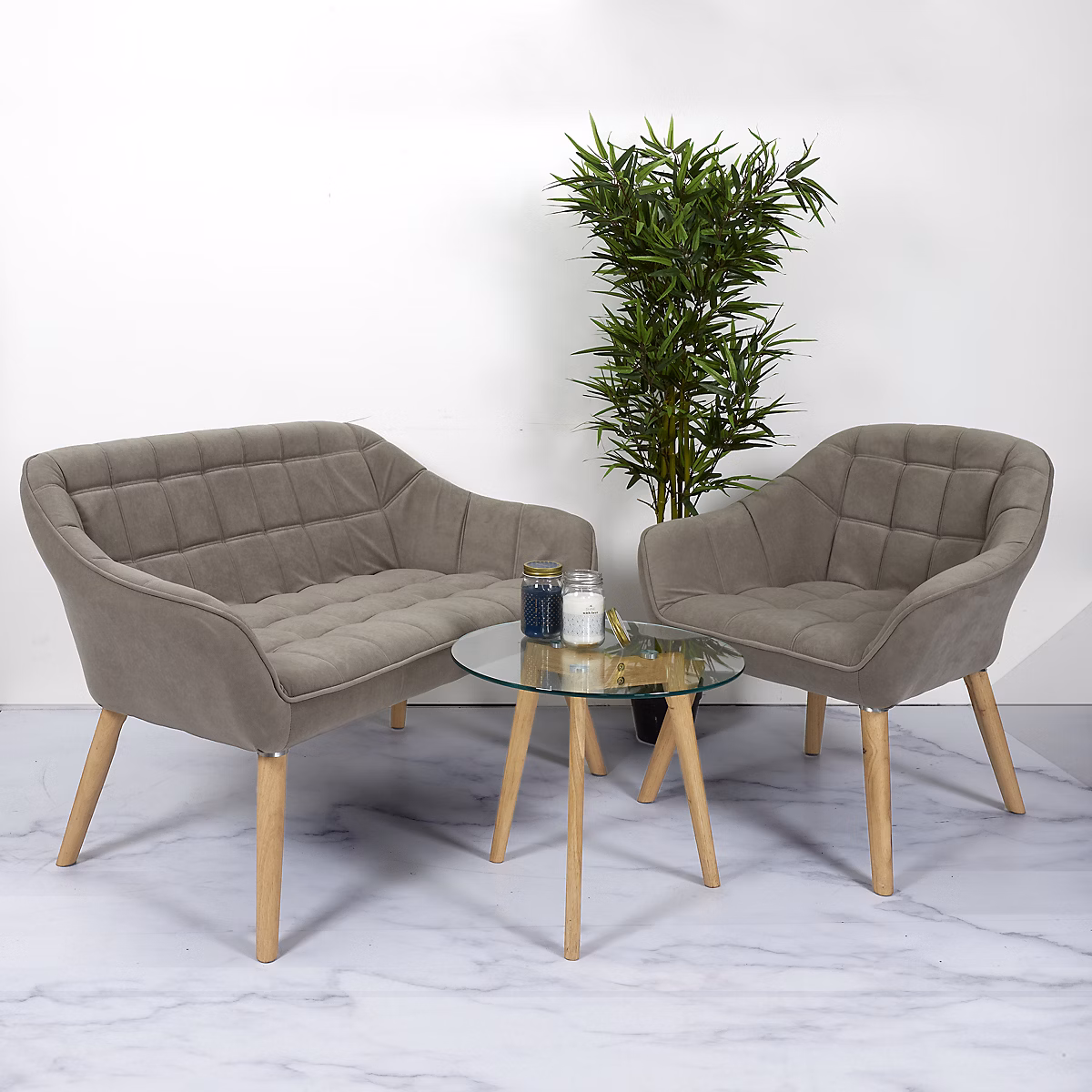 Canapé – HOME DECO FACTORY, Magnus, Confortable, Marron