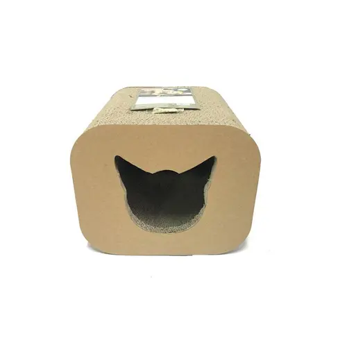 Extérieur nature：Griffoir pour chat Scratcher Cat head Box - 30 x 30 x 25 cm