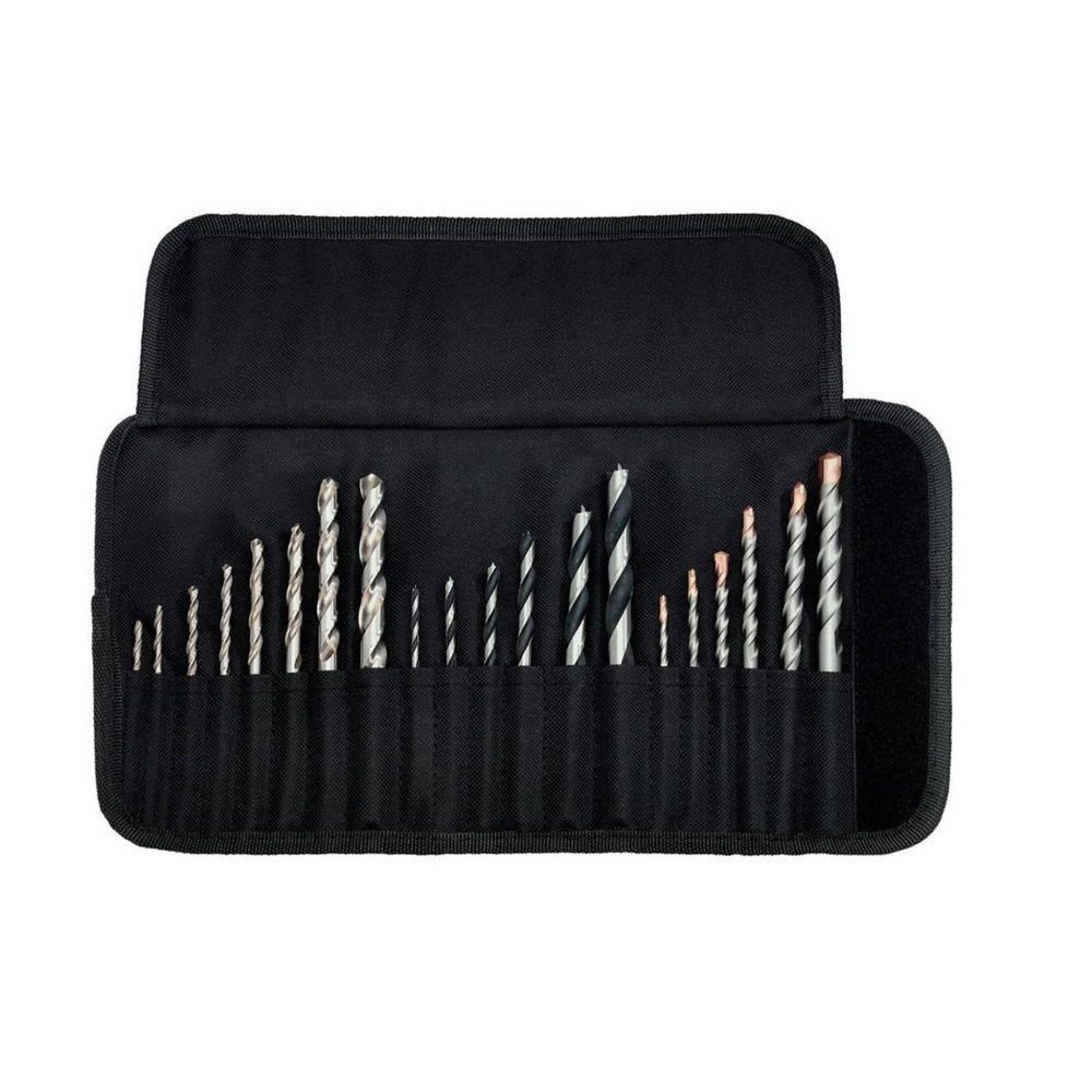 METABO SAS Assortiment de forets en étui souple, 20 pcs. pour perceuse