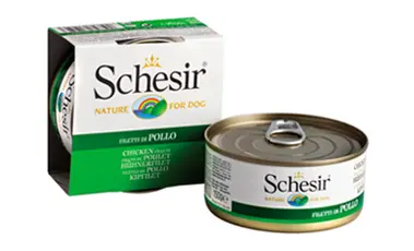 Pour un jardin bien équipé:Filets de poulet en gelée Schesir 150 g