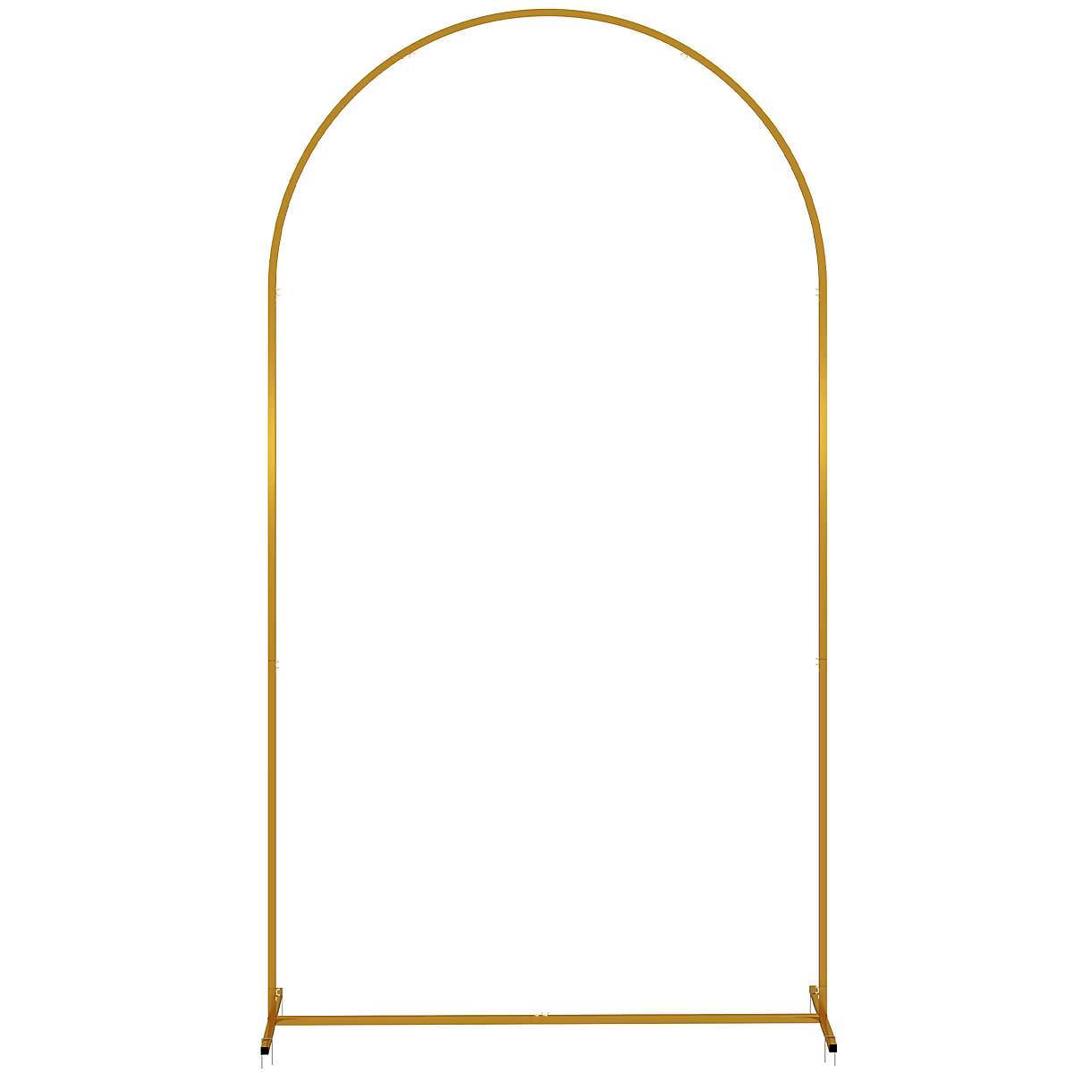 Arche décorative | arche de mariage – arche de ballon – dim. 120L x 40l x 220H cm – métal doré