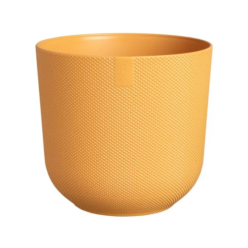 Jardin adapté：Cache-pot coloris jaune Jazz Elho - Ø 26 cm
