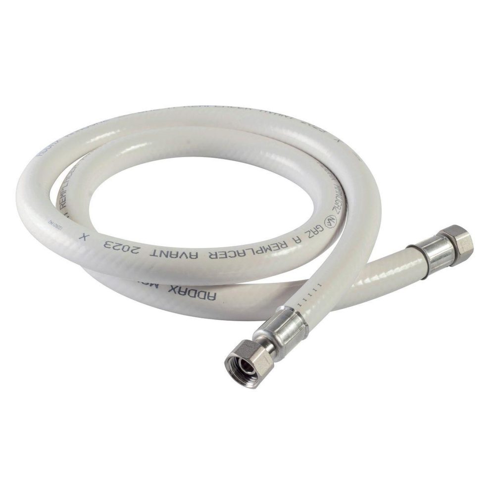 OUTIFRANCE Tuyau PVC Manugaz à vis entrée et sortie G1/2 – 1,50 m PVC