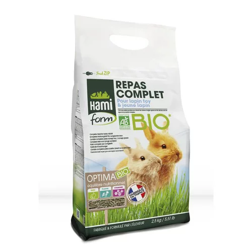 Une idée maline pour l’extérieur：Premium optima bio pour lapin toy et lapereaux 2,5 kg
