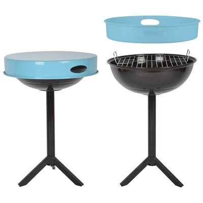 Table barbecue avec plateau amovible (Plateau bleu)