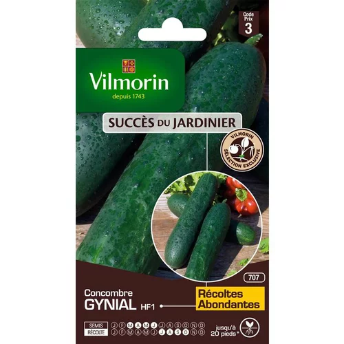 Espace vert confort：Graines de concombre gynial HF1 - graines à semer