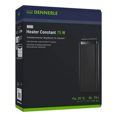 Solution jardin:Chauffage aquarium 75 Watts, constante et efficace - DENNERLE Heater