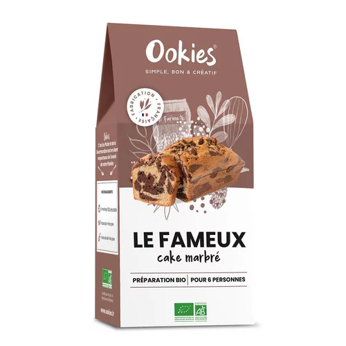 Plaisir dehors:Le fameux cake marbré Ookies 370 g