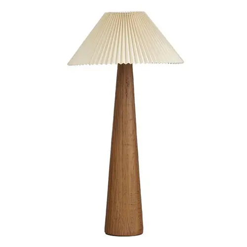 Confort nature:Lampadaire en polyrésine marron Frey - Ø 54 x H 102 cm