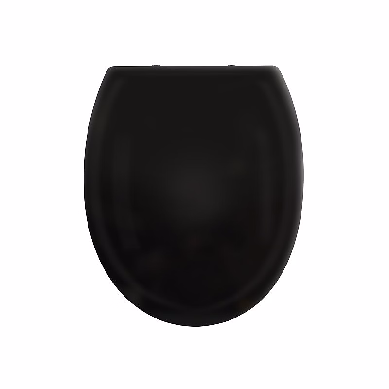 Abattant wc HARRY Noir Charnière Zinc Spirella | WC
