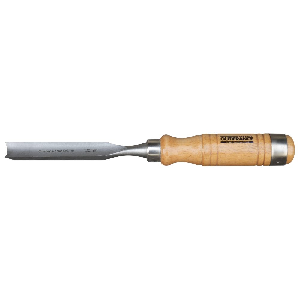 OUTIFRANCE Gouge de menuisier manche en bois 15 mm – 15 mm bois
