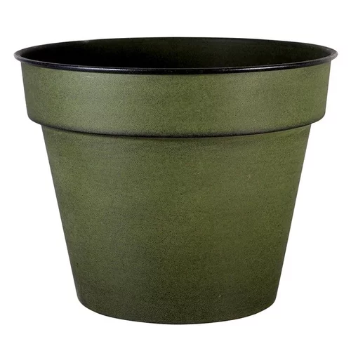 Pour vivre le jardin autrement：Pot horticole Reb vert mat Ø 22 x H 20 cm