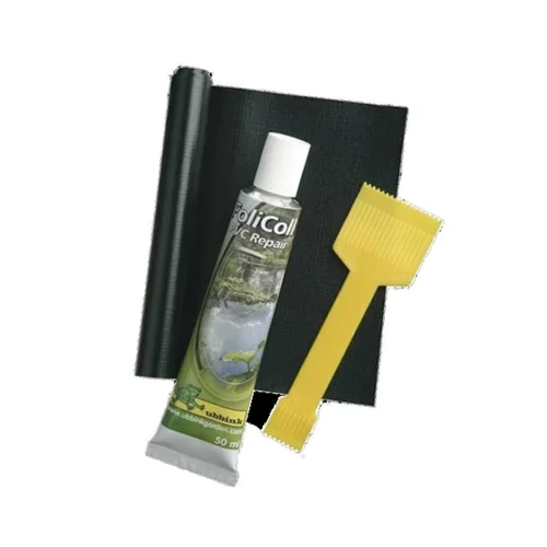 Jardin tout terrain：Kit de réparation bache PVC incluant colle, pvc et spatule - UBBINK FoliColl