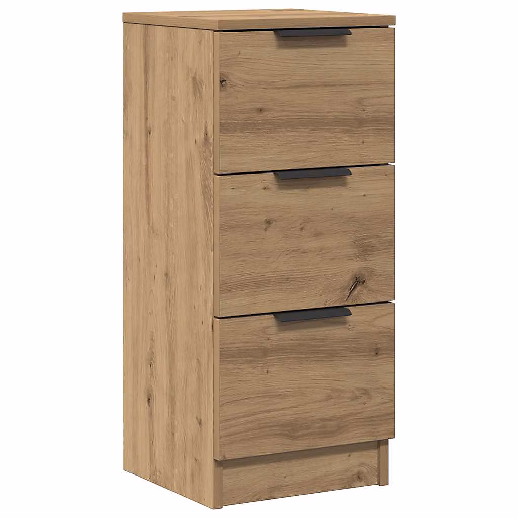 Buffet chêne artisanal 30 × 30 × 70 cm bois d'ingénierie vidaXL