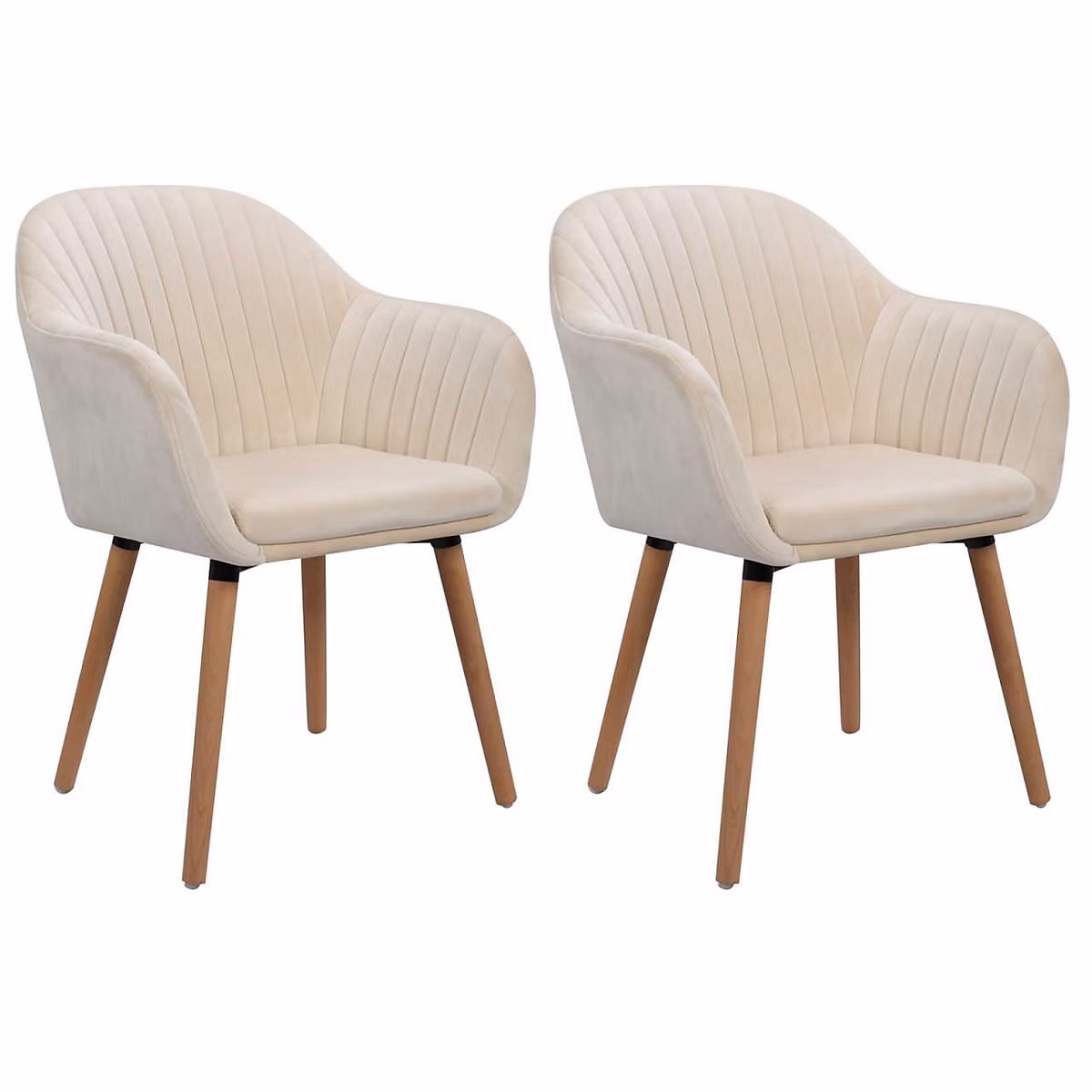 Chaises de salle à manger en blanc Helloshop26 | Chaise