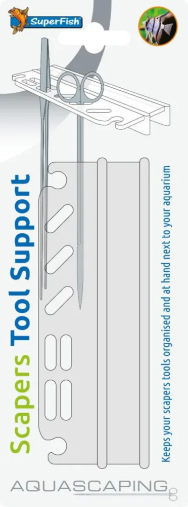 Déco extérieur：Support pour outil d'aquarium coloris transparent SuperFish Scapers Tool Support
