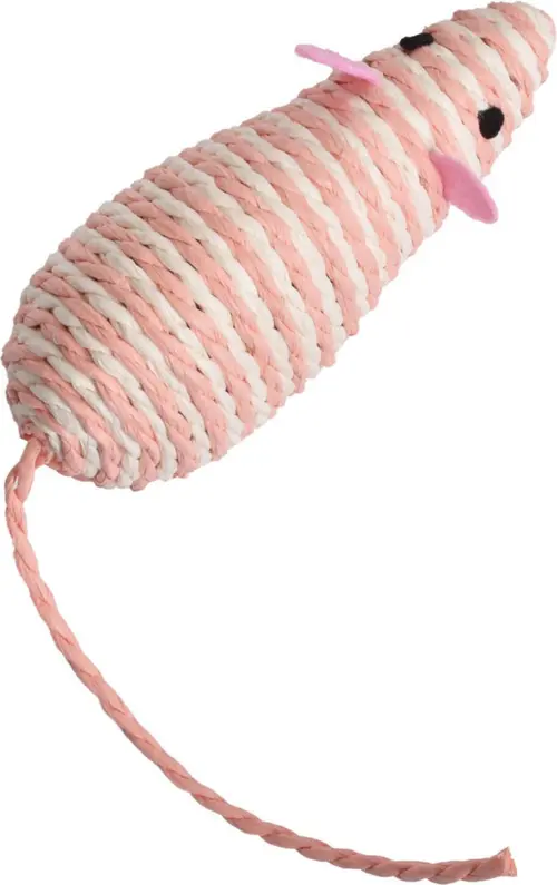 Plaisir au jardin：Jouet pour chat rat coloris rose Bobby