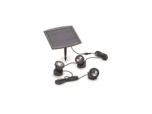 Jardin utile:Kit d’éclairage Pontec PondoSolar LED 3 spots
