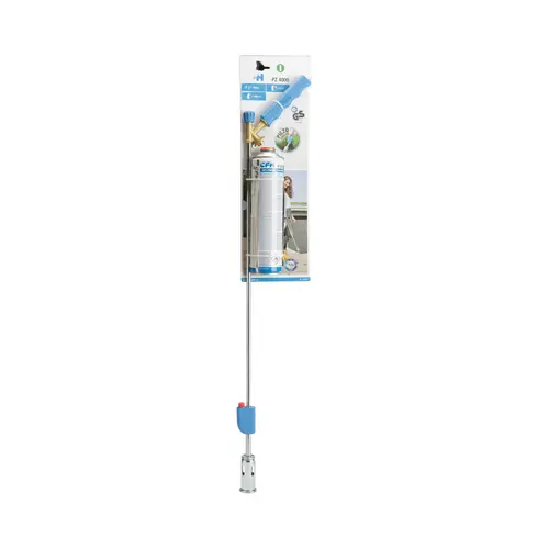 Pour votre extérieur：Désherbeur thermique canne pro bleu acier et PVC 100 cm