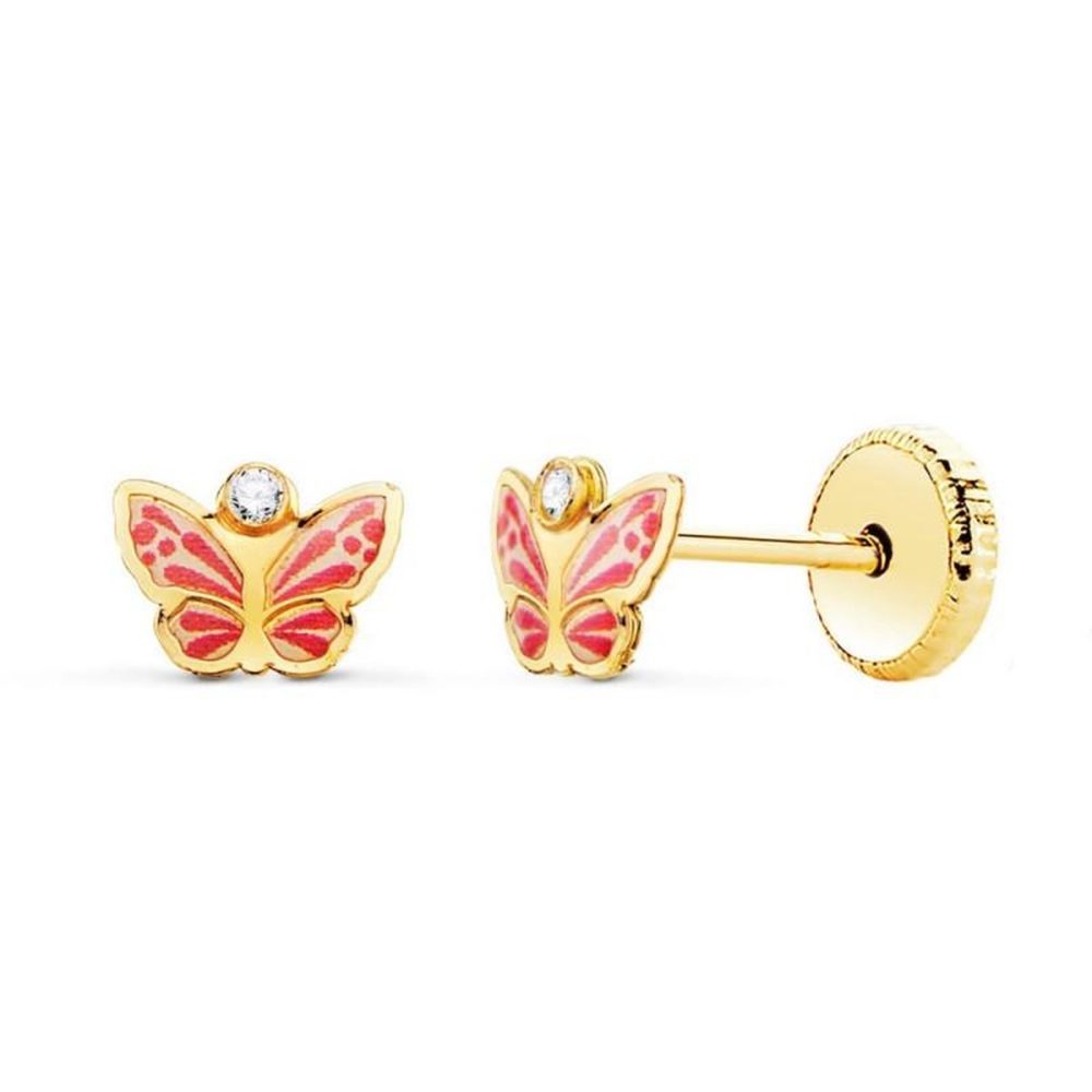 L'ATELIER D'AZUR Boucles d'Oreilles Or 18 Carats 750/000 Jaune – Matériel de jardin
