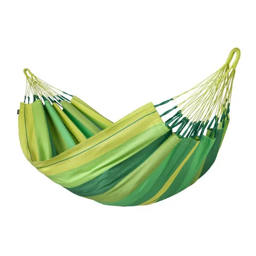 Jardin et plaisir:Hamac simple en coton bio vert La Siesta Modesta Jungle - 300 X 140 cm