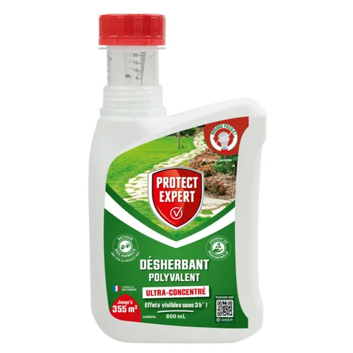 Jardin inspiration:Désherbant ultra concentré polyvalent en bidon auto-doseur Protect Expert - 800 ml