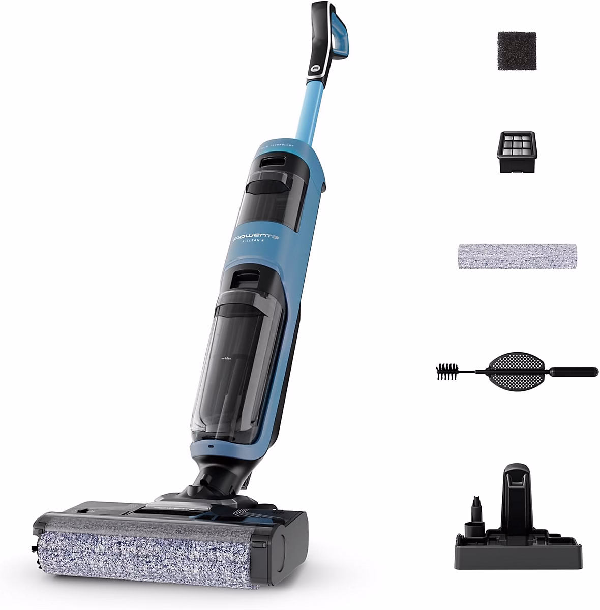 Aspirateur laveur sans fil X-Clean2 2-en-1 bleu – Réf. MXQXKEFSM3095420247
