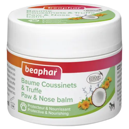 Une touche pratique à l’extérieur：Baume coussinets et truffe pour chien et chat Beaphar - 50 ml