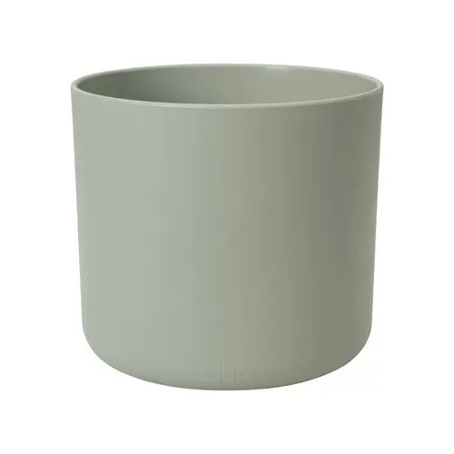 Loisirs extérieur：Cache-pot B.for Soft coloris vert en plastique injecté Elho - Ø 14 x 13 cm
