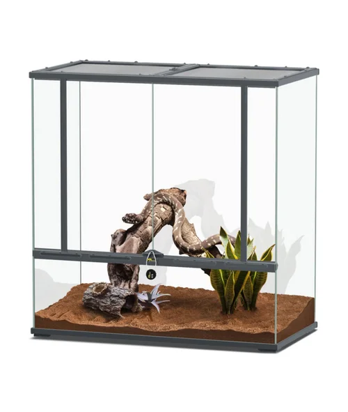 Pour profiter pleinement de l’extérieur：Terrarium coloris gris anthracite Terratlantis Smartline 88 - 88 x 45 x 90 cm