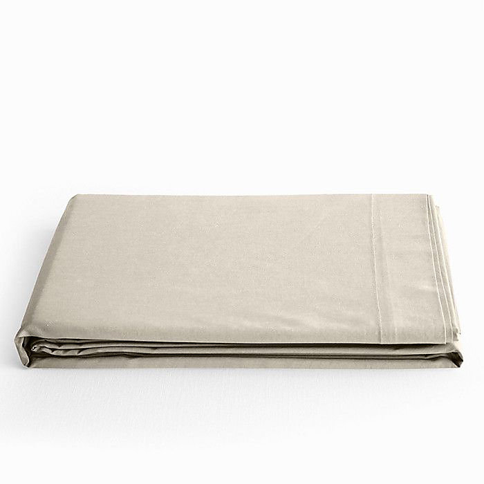 Drap plat Prémium Coton Pur 180 × 290 cm Sable