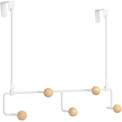Porte manteau spécial porte 5 patères Estique