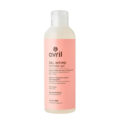 Pensé pour le jardin:Gel intime à l'eau florale de fleur d'oranger bio Avril - 200 ml