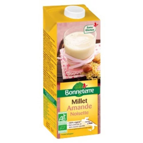 Simple dehors:Boisson millet amande noisette 1 L BONNETERRE