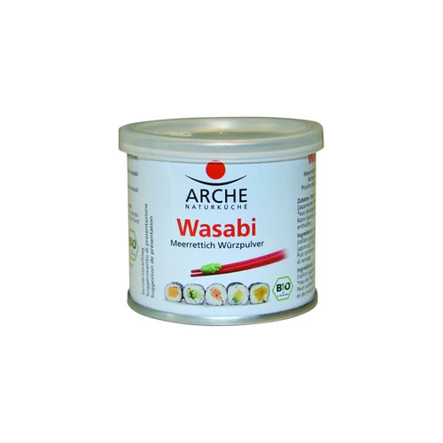 Pratique pour l’extérieur:Wasabi en poudre bio Arche Naturküche - 25 g