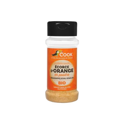 Pour vos extérieurs:Écorce d’orange en poudre bio en pot de 32 g